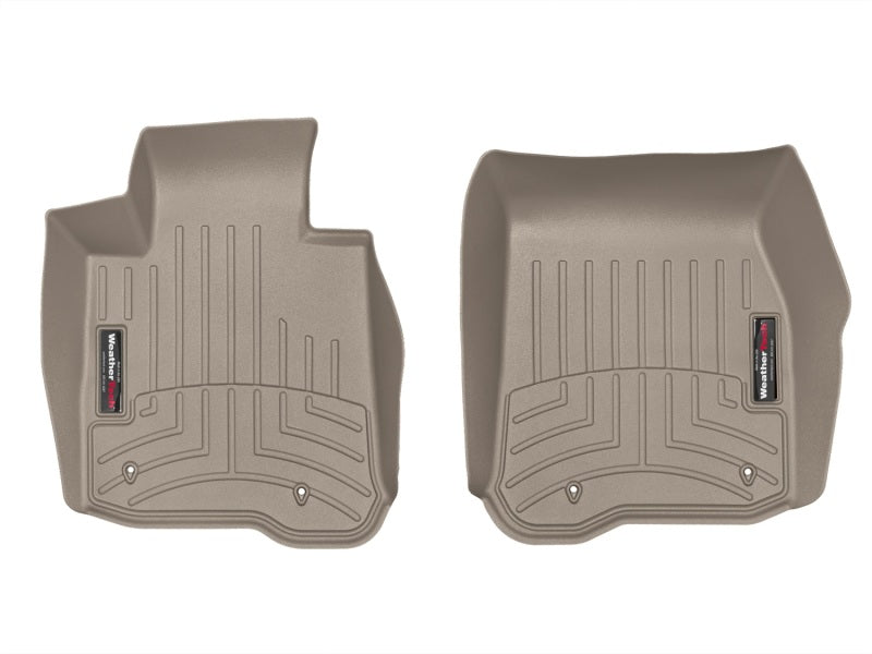 WeatherTech WT FloorLiner - Front - Tan Floor Mats Floor Mats - Rubber main image