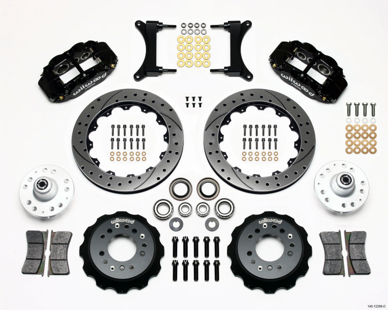 Wilwood Narrow Superlite 6R Front Hub Kit 12.88in Drilled 79-87 GM G Body 140-12298-D 140-12298-D Photo - Primary