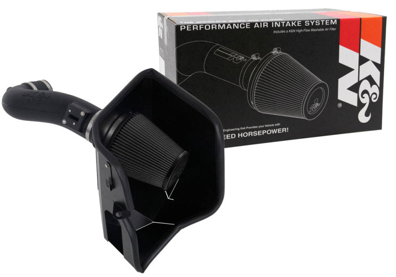 K&N Engineering K&N 2019+ Chevrolet Silverado 1500 V8 6.2L Performance Air Intake System 30-3110 30-3110 Photo - out of package