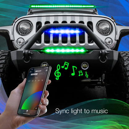 XKGLOW XK Glow RGBW Light Bar High Power Offroad Work/Hunting Light w/ Bluetooth Controller 20In XK-BAR-20 XK-BAR-20 User 1