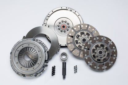 South Bend Clutch 04-07 Ford 6.0L ZF-6 Street Dual Organic Disc Clutch Kit SFDD3250-6.0-ORG SFDD3250-6.0-ORG Photo - Primary