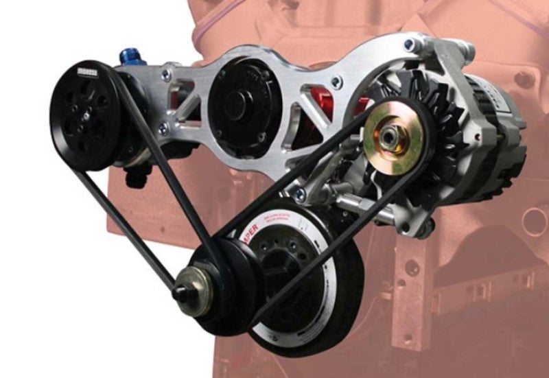 Moroso Chevrolet Big Block Alternator & Vacuum Pump Mount - CSR Water Pump - 130mm Alternator 63866 63866 User 1