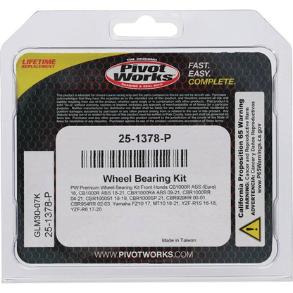 Pivot Works Pw Premium Wheel Bearing 25-1378-P 25-1378-P Photo - Primary