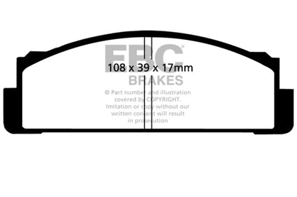 EBC Disc Brake Pad Set DP2116 Photo - Primary