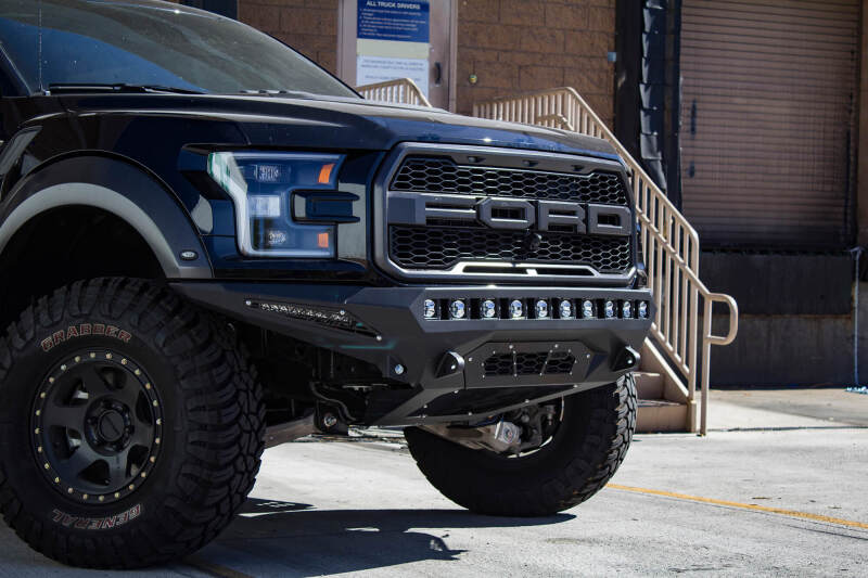 Addictive Desert Designs 17-18 Ford F-150 Raptor Stealth Fighter Front Bumper F111182860103 Photo - Mounted