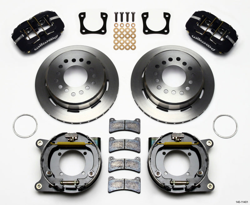 Wilwood Dynapro Low-Profile 11.00in P-Brake Kit Chevy 12 Bolt Spcl 2.81in Offset 140-11401 140-11401 Photo - Primary