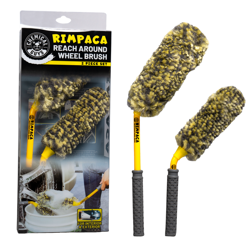 Chemical Guys Rimpaca Reach Around Ultimate Wheel Brush Set - 2 Pcs (P12) ACC615 ACC615 User 1
