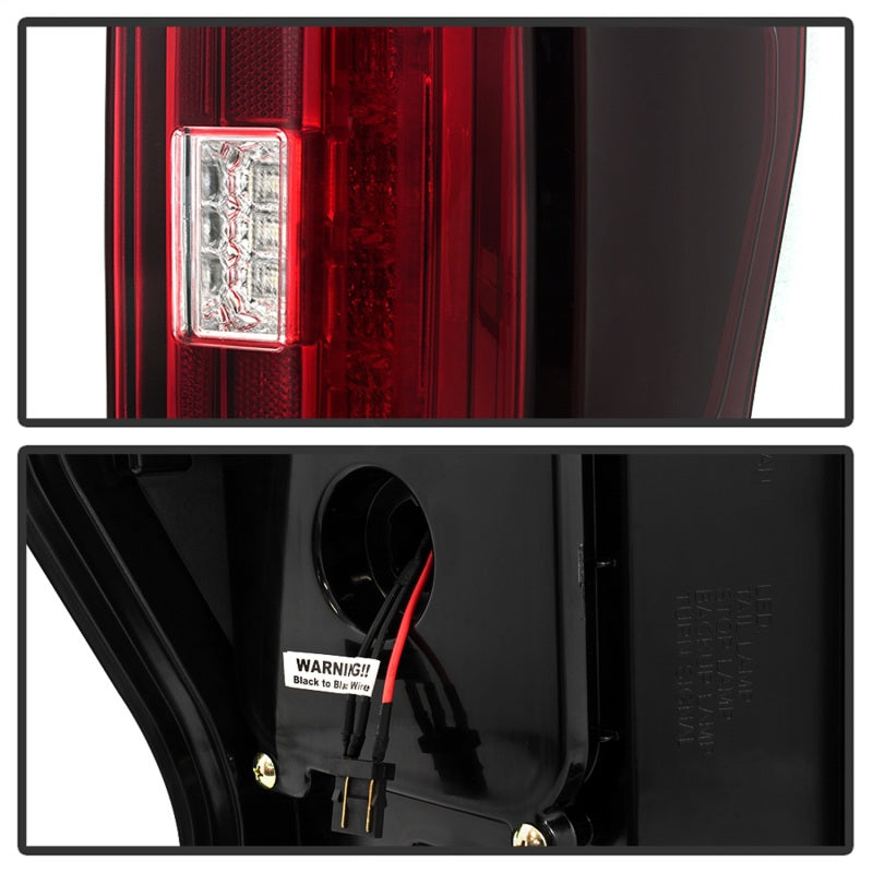 Spyder 17-18 Ford F-250 Super Duty (Excl LED Models) LED Tail Lights -Red Clr (ALT-YD-FS17-LED-RC) 5085603 5085603 Photo - Unmounted