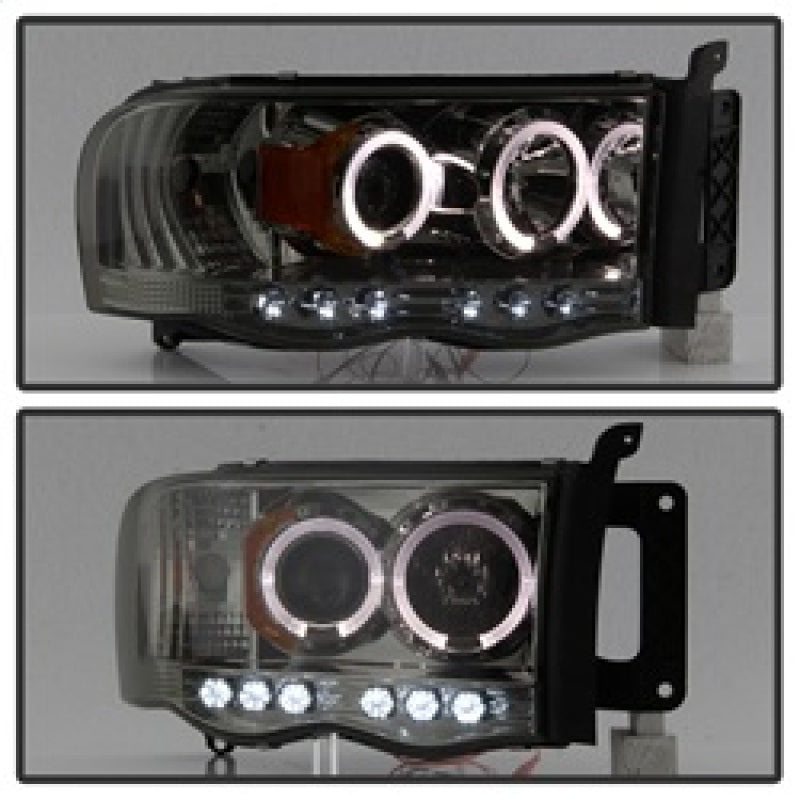 Spyder Dodge Ram 1500 02-05/Ram 2500 03-05 Projector Headlights LED Halo LED Smke PRO-YD-DR02-HL-SMC 5009999 5009999 Photo - Unmounted