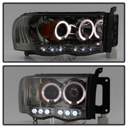 Spyder Dodge Ram 1500 02-05/Ram 2500 03-05 Projector Headlights LED Halo LED Smke PRO-YD-DR02-HL-SMC 5009999 5009999 Photo - Unmounted