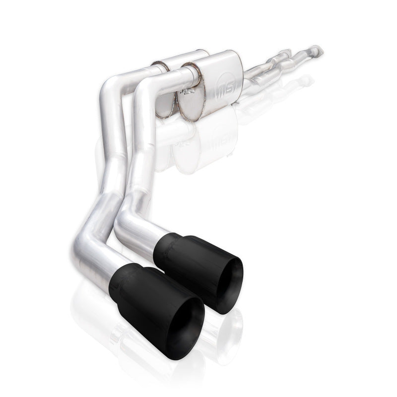Stainless Works 2014+ Toyota Tundra 5.7L Redline Series Cat-Back Exhaust w/Black Tips TOYT14CBR-B TOYT14CBR-B Photo - Primary