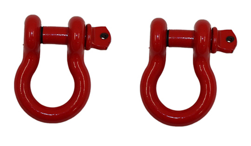 Fishbone Offroad D Ring 3/4In Red 2 Piece Set FB21038 FB21038 Photo - Primary