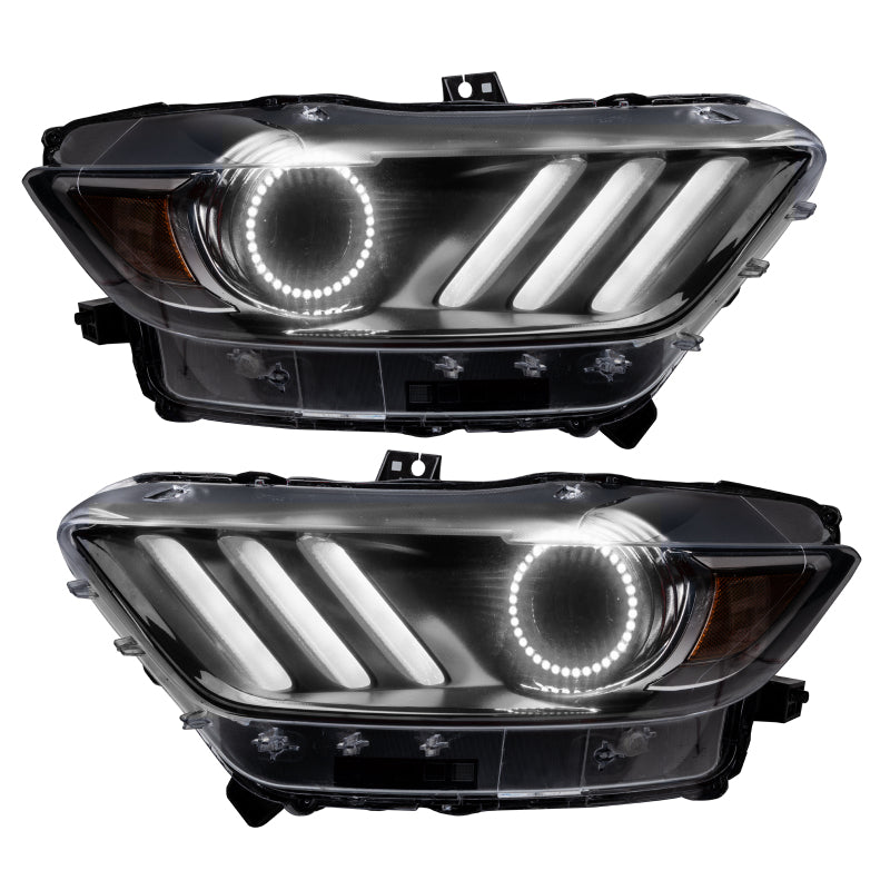 ORACLE Lighting Oracle 15-17 Ford Mustang V6/GT/Shelby DRL Upgrade w/ Halo Kit - ColorSHIFT w/ BC1 Controller 2267-335 2267-335 Photo - Unmounted