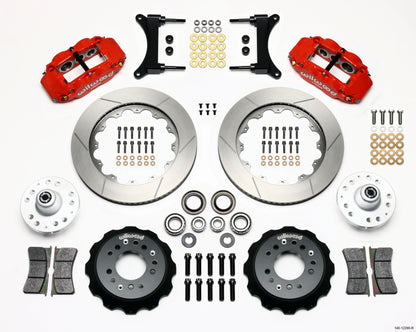 Wilwood Narrow Superlite 6R Front Hub Kit 14.00in Red 79-87 GM G Body 140-12299-R 140-12299-R Photo - Primary