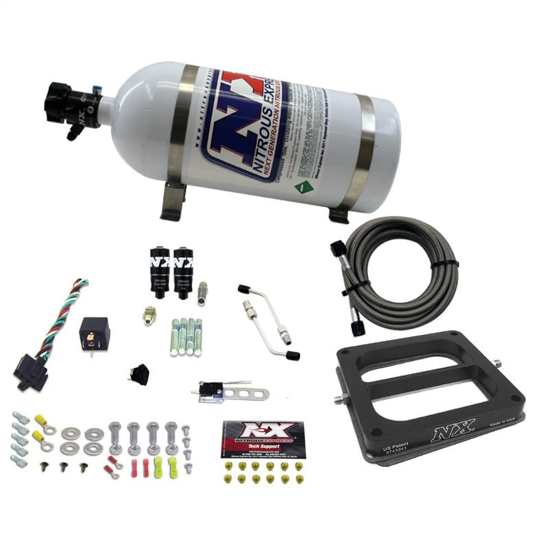 Nitrous Express Dominator Hitman Plus Nitrous Kit (50-200HP) w/10lb Bottle 40071-10 40071-10 Photo - Primary