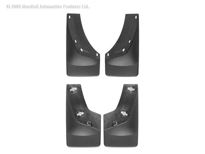 WeatherTech 07 Chevrolet Silverado No Drill Mudflaps - Black 110010-120010 Photo - Primary