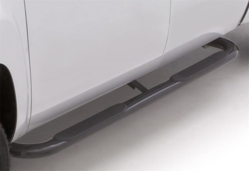 LUND 97-98 Ford F-150 SuperCab (3Dr) 4in. Oval Curved Steel Nerf Bars - Black 23466412 23466412 Photo - Mounted