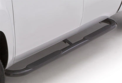 LUND 97-98 Ford F-150 SuperCab (3Dr) 4in. Oval Curved Steel Nerf Bars - Black 23466412 23466412 Photo - Mounted