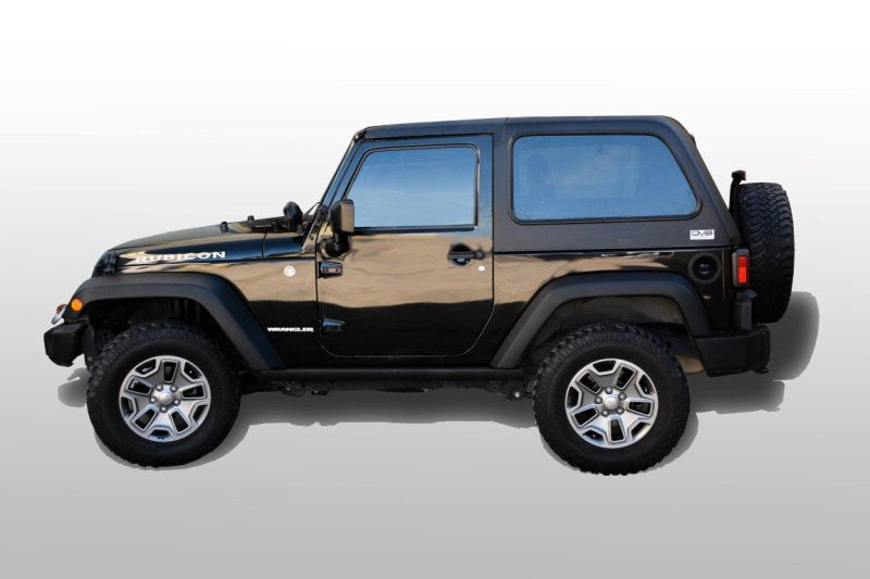 DV8 Offroad 07-18 Jeep Wrangler JK 2 Piece Fast Back Hard Top 2 Door HT07FB22 HT07FB22 Photo - Close Up