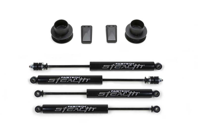 Fabtech 2.5" Coil Spacer System w/ Stealth Shocks K3056M Photo - Primary
