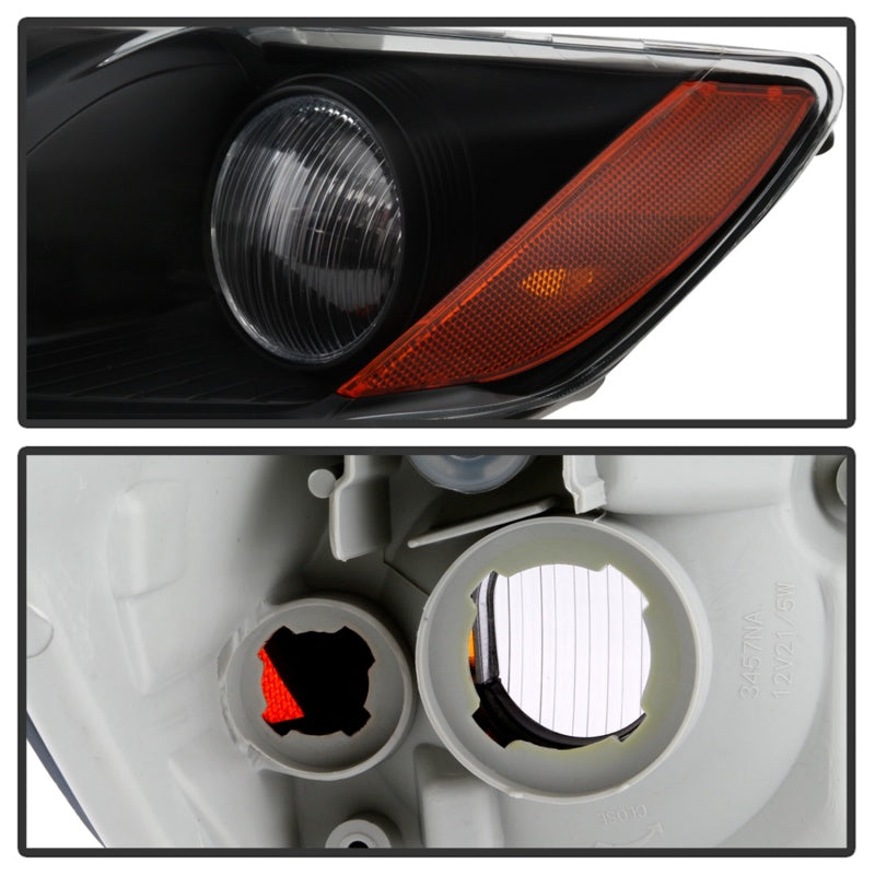 SPYDER xTune 07-09 Toyota Camry Halogen OEM Headlights - Black (HD-JH-TCAM08-AM-BK) 9943225 9943225 Photo - Unmounted