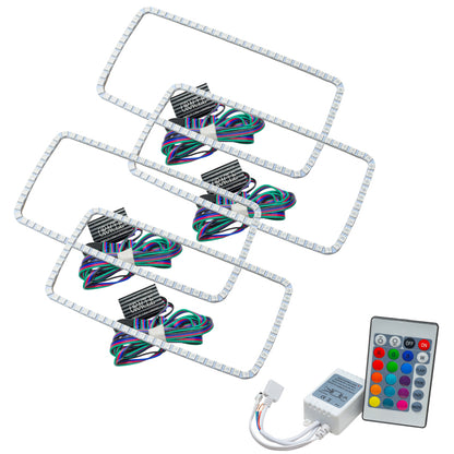 ORACLE Lighting Oracle GMC Sierra 07-13 Halo Kit (New Square Ring Design) - ColorSHIFT w/ Simple Controller 2629-504 2629-504 Photo - Primary