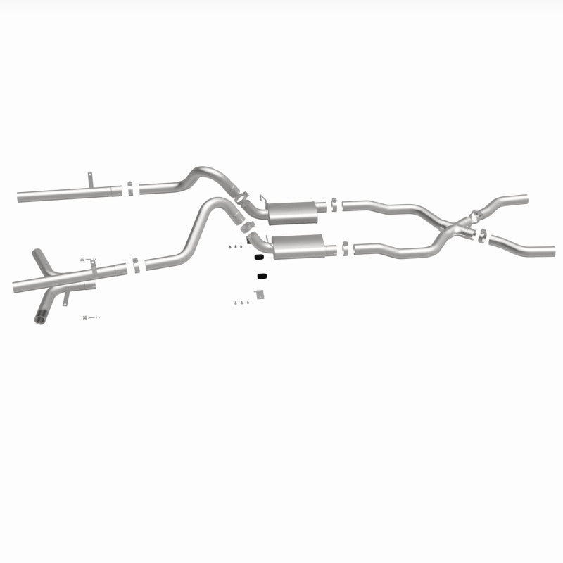 MagnaFlow Chevrolet Bel Air Street Series Crossmember-Back Performance Exhaust System 16596 360 Degree Image Set