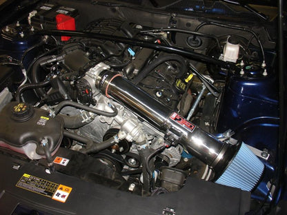 Injen 11-13 Ford Mustang V6 3.7L Polished Power-Flow Air Intake System PF9022P PF9022P Photo - Mounted