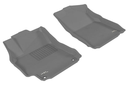 3D MAXpider 2012-2014 Toyota Camry/Camry Hybrid Kagu 1st Row Floormat - Gray L1TY08611501 L1TY08611501 Photo - Primary