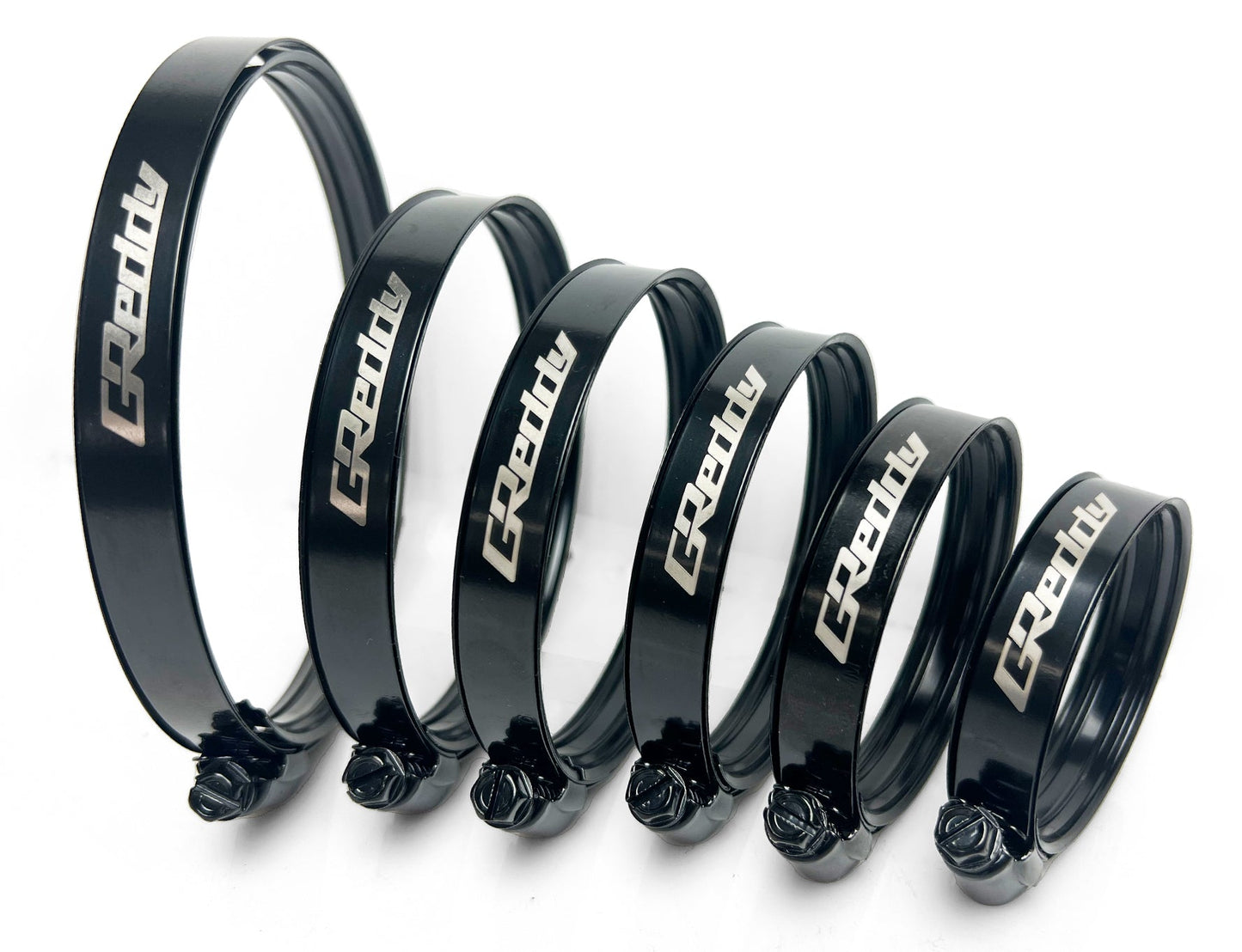 GReddy BLACK 100-120MM GREDDY DUAL-BEAD BOOST CLAMPS - () 22400120