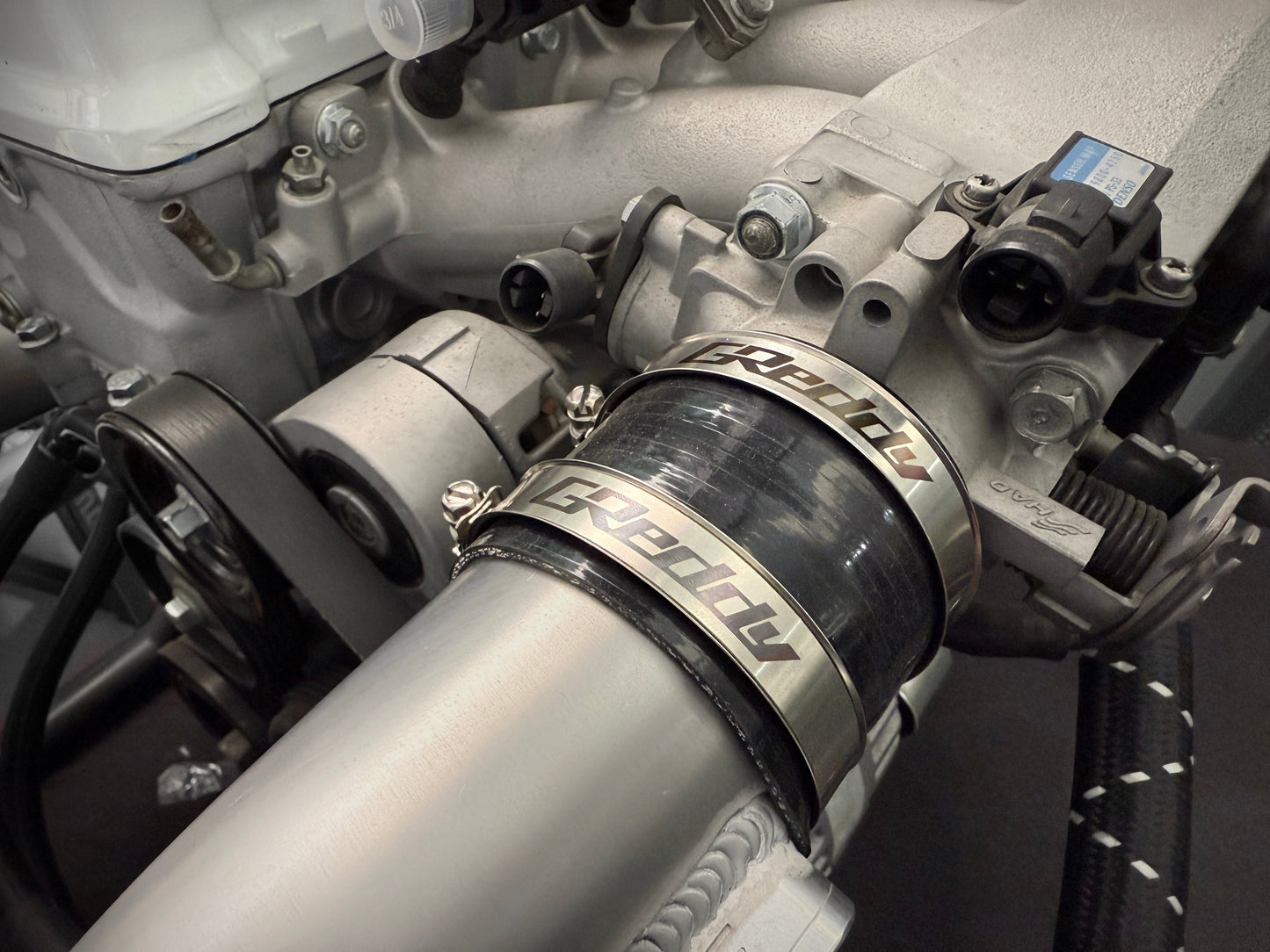 GReddy STAINLESS 58-75MM GREDDY DUAL-BEAD BOOST CLAMPS - () 22410075S
