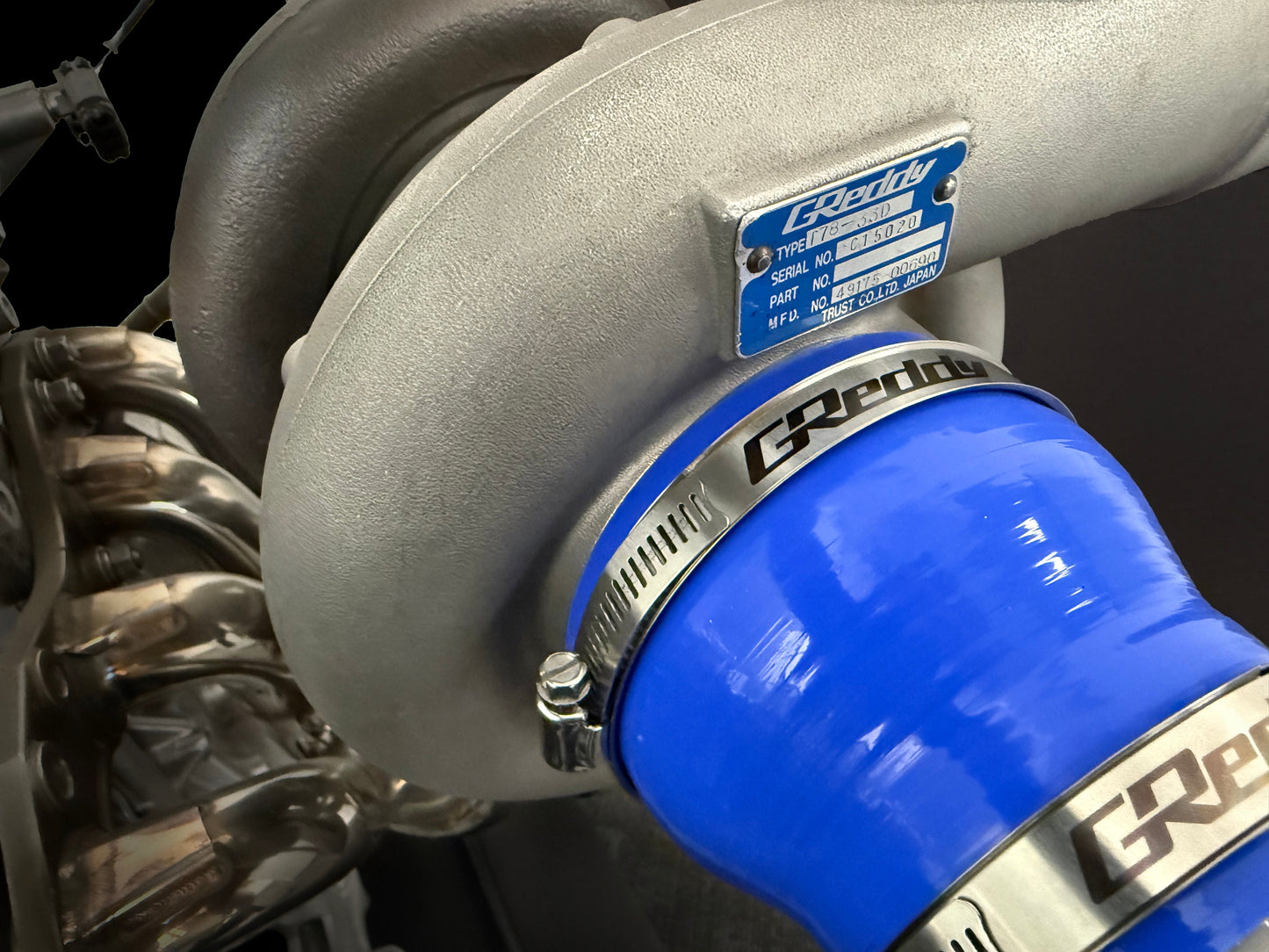 GReddy STAINLESS 100-120MM GREDDY DUAL-BEAD BOOST CLAMPS - () 22410120S