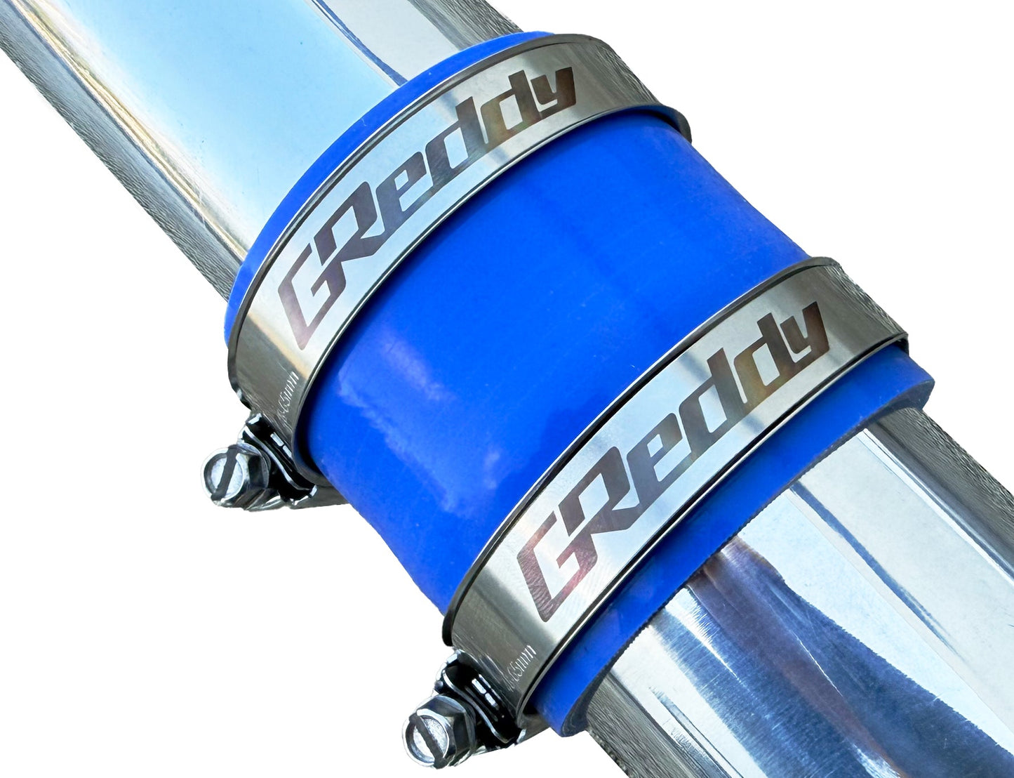 GReddy STAINLESS 48-65MM GREDDY DUAL-BEAD BOOST CLAMPS - () 22410065S