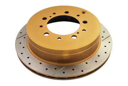 DBA 07+ Toyota Landcruiser 200 Series Rear Cross Drilled & Slotted Street Series Rotor 2723X 2723X Photo - out of package