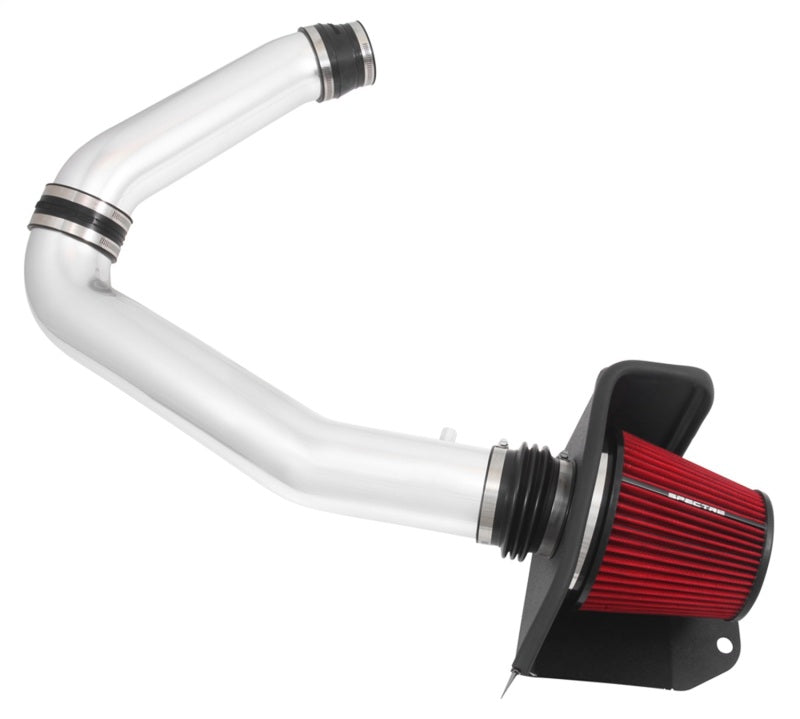 Spectre 11-15 Jeep Grand Cherokee V6-3.6L F/I Air Intake Kit - Polished w/Red Filter 9020 9020 Photo - Primary