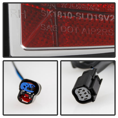 Spyder Chevy Silverado 19-20 (Do Not Fit Halogen Model) LED Tail Light - Chrome ALT-YD-CS19LED-C 5087287 5087287 User 4