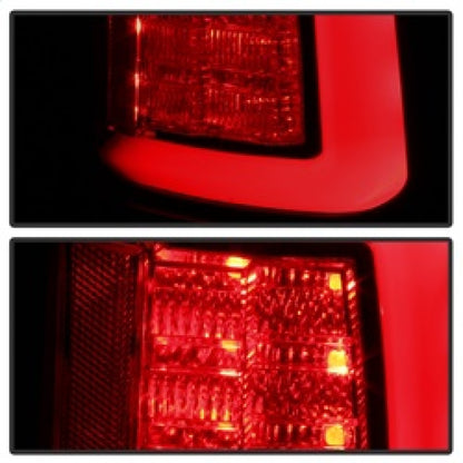 Spyder 13-14 Dodge Ram 1500 Light Bar LED Tail Lights - Black Smoke ALT-YD-DRAM13V2-LED-BSM 5084064 5084064 Photo - Unmounted