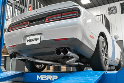 MBRP 15-16 Dodge Challenger 5.7L HEMI Cat Back Dual Split Rear S7116AL S7116AL Photo - lifestyle view