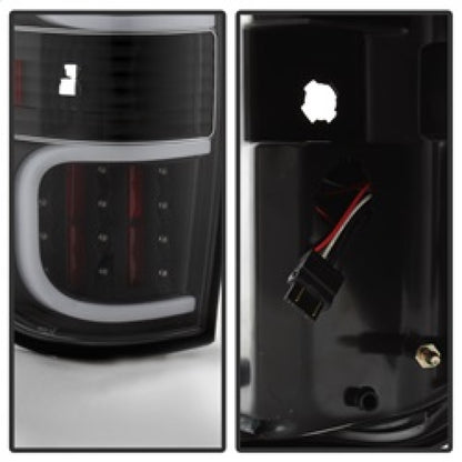 SPYDER xTune Ford F150 09-14 LED Tail Lights - Black ALT-ON-FF15009-LBLED-BK 5082169 5082169 Photo - Unmounted