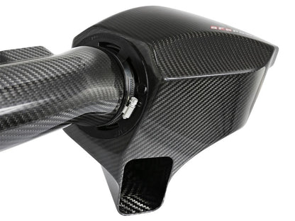 aFe Cold Air Intake System w/ PRO DRY S Black Series Momentum Carbon Fiber 51-76305-CF Photo - Unmounted