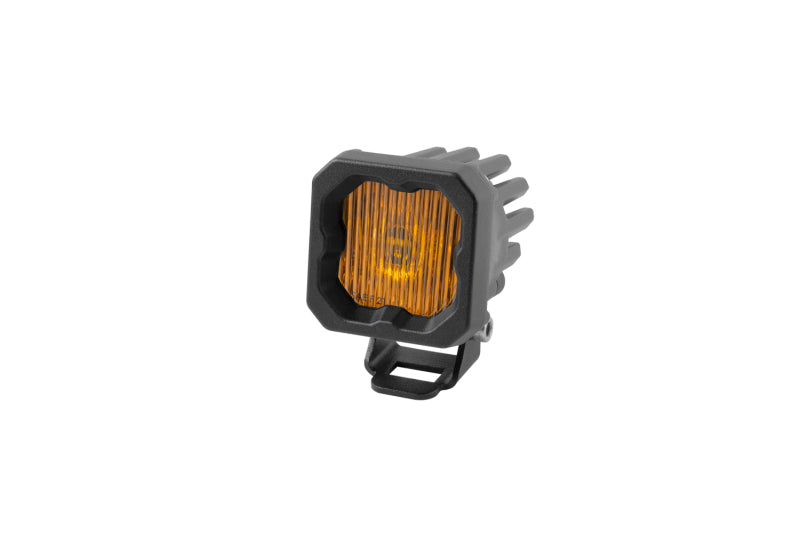 Diode Dynamics Stage Series C1 LED Pod - Yellow SAE Fog Standard ABL Each DD6848S DD6848S Photo - Primary