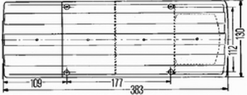 Hella Combination Rearlight 2Sk H24986011 H24986011 Technical Drawing