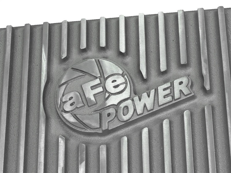 aFe Transmission Pan, Machined Fins - GM Diesel Trucks 01-16 V8-6.6L (td) 46-70070 Photo - Unmounted