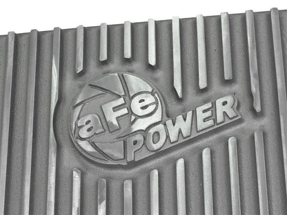 aFe Transmission Pan, Machined Fins - GM Diesel Trucks 01-16 V8-6.6L (td) 46-70070 Photo - Unmounted