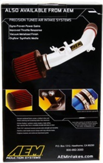 AEM Induction AEM DryFlow Air Filter - Round 2.75in ID x 6.25in OD x 8.25in H fits 2007-2014 Ford/Volvo AE-20993 AE-20993 Photo - in package