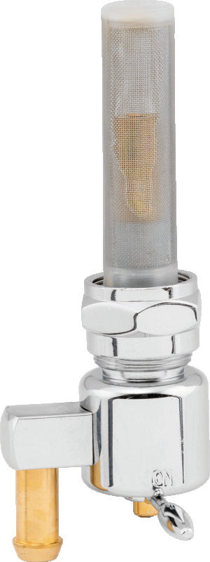 Bikers Choice Chrome Round Petcock 22MM Down Outlet 489637 489637 Photo - Primary
