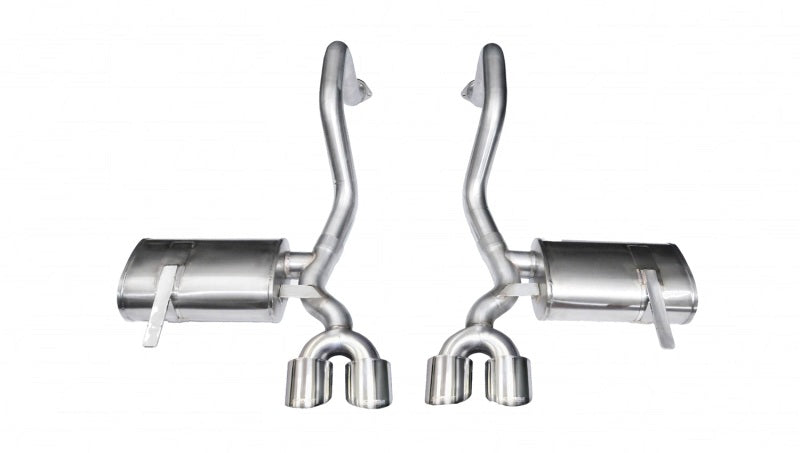 Corsa Performance 97-04 Chevrolet Corvette C5 Z06 5.7L V8 Polished Xtreme Axle-Back 14961 Photo - Primary