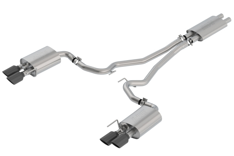 Borla 18-20 Ford Mustang GT 5.0L AT/MT ECE Cat-Back Exhaust w/ Active Valve (Fits Convertible) 1014045BC 1014045BC Photo - Primary