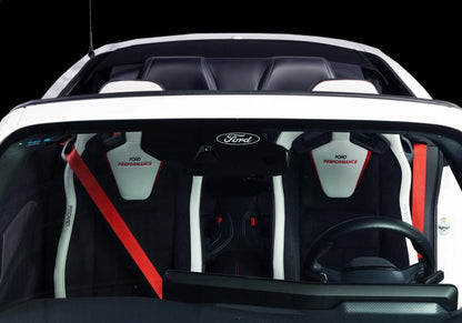 Ford Racing 2024 Mustang Ford Performance Logo Recaro Seat Set M-63660005-MG M-63660005-MG Photo - Mounted