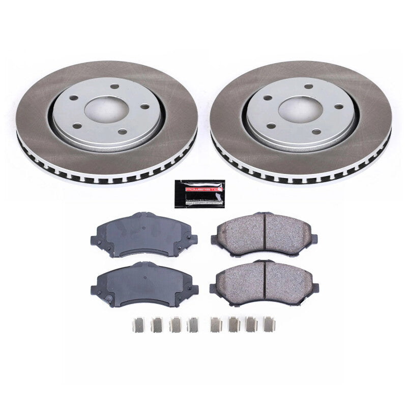 PowerStop Power Stop 09-14 Volkswagen Routan Front Semi-Coated Rotor Kit SC3118 SC3118 Photo - Primary